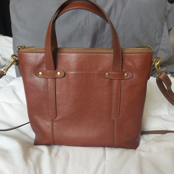 FOSSIL leather satchel - Picture 6 of 16